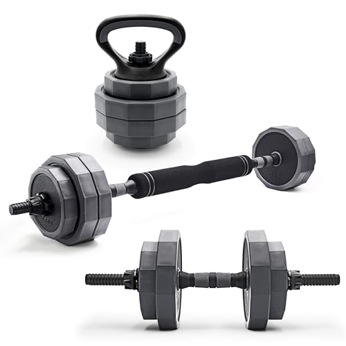 42 Lb Adjustable Barbell & Dumbbell Weights Set