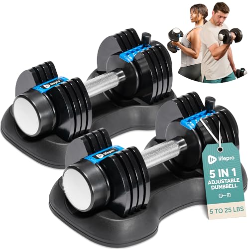 Adjustable 25 Lb Dumbbells