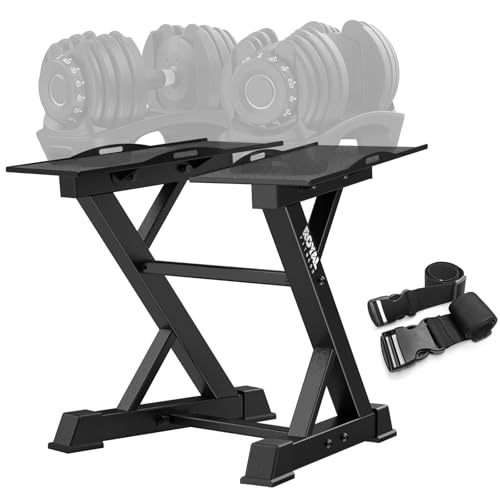 Adjustable Dumbbells With Rack