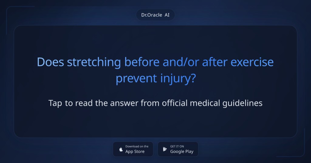 Does Stretching After Exercise Prevent Injury