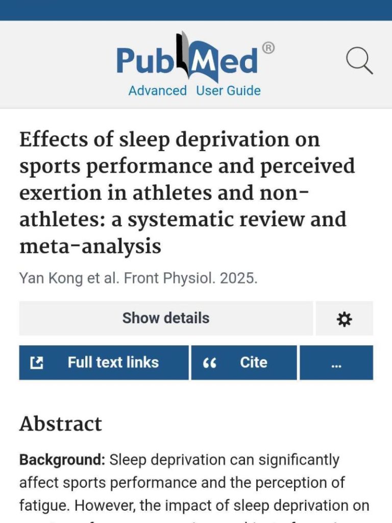 How Sleep Affects Sports Performance