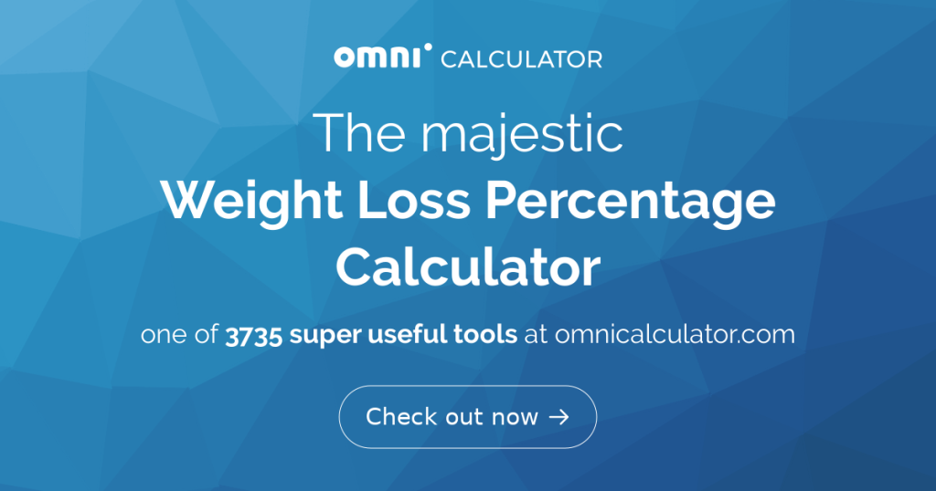 How to Calculate Percentage of Body Weight Loss