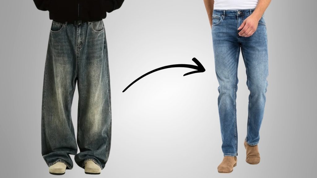 How to Make Straight Jeans into Slim Fit for Men