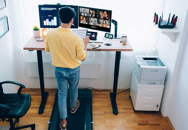 How to Workout While Working from Home