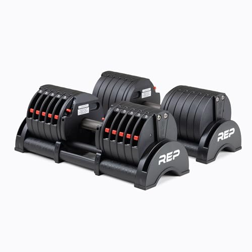 Rep Fitness Quickdraw Adjustable Dumbbells