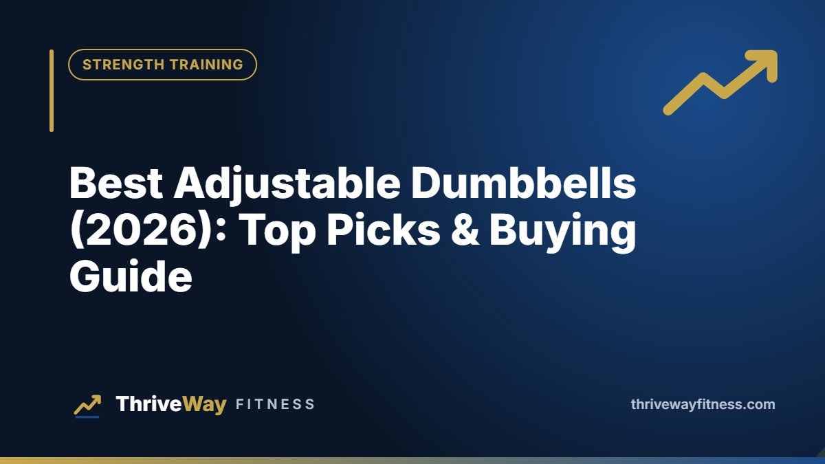 Best Adjustable Dumbbells (2026): Top Picks & Buying Guide