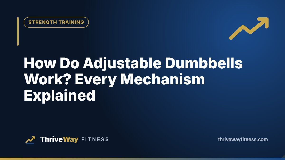 How Do Adjustable Dumbbells Work? Every Mechanism Explained